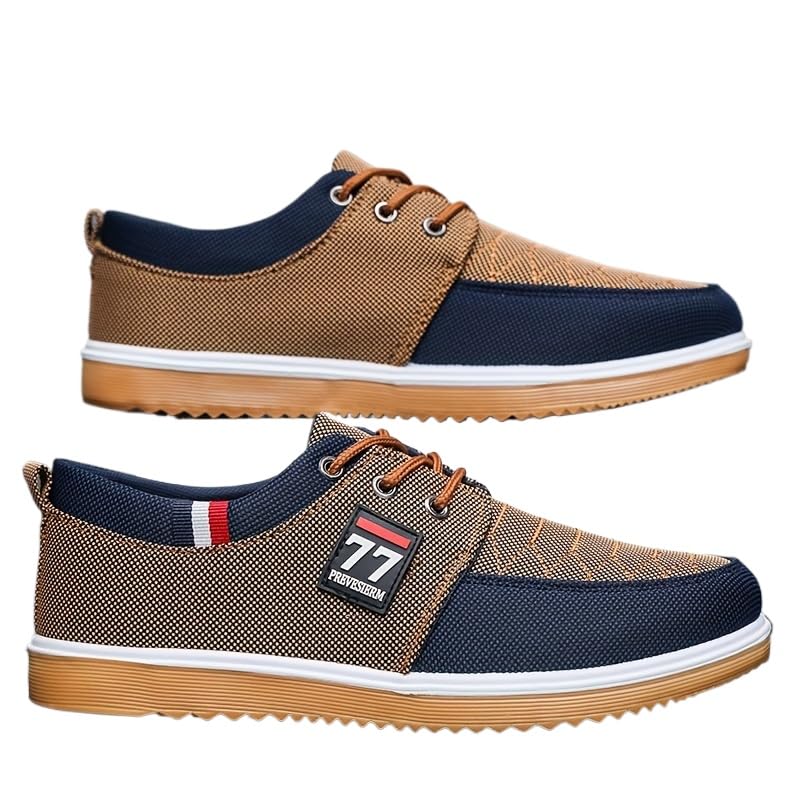 Men's Stylish Canvas Sneakers - Breathable, Durable, Anti-Skid - Perfect for Everyday Outdoor Wear, Spring/Fall