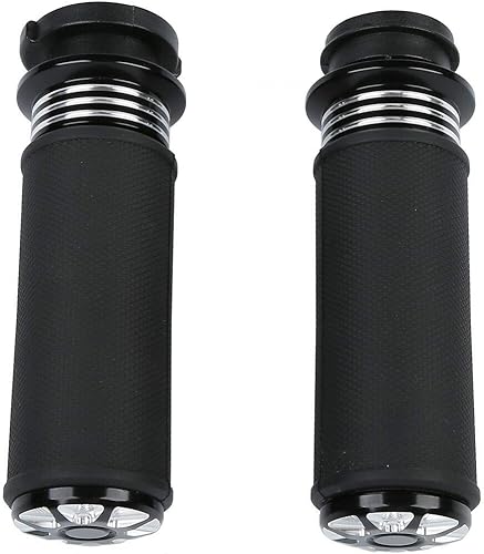 Miniatura 5 de TCT-MOTORPARTS Agarraderas eléctricas de 1 pulgada para manillar Harley Touring