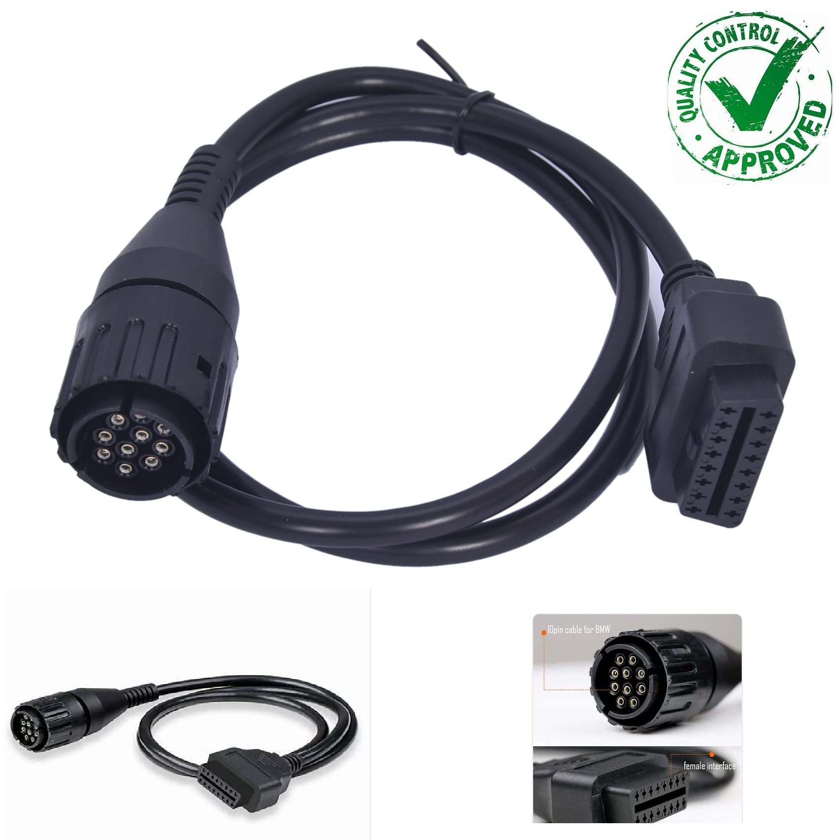 BMW 10Pin Auf 16Pin BMW Stecker Kabel Für BMW Motorrad-Diagnosen - Auto