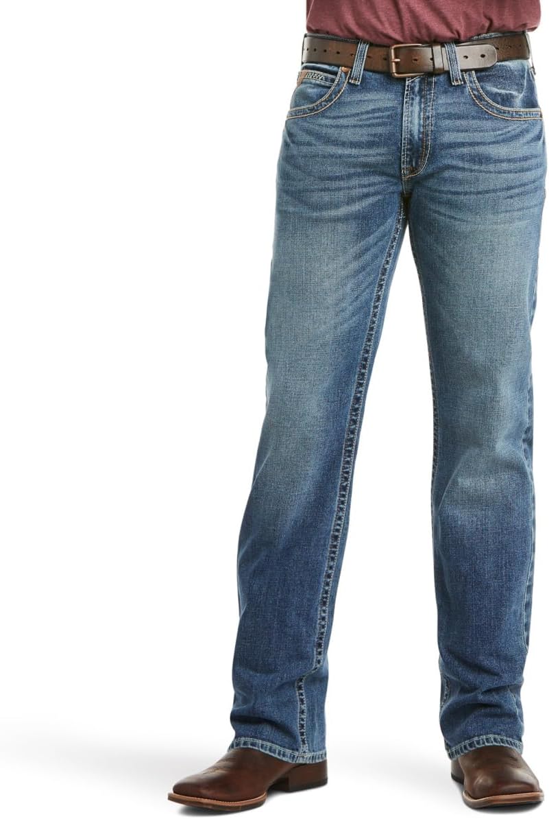 Ariat Mens M5 Straight Stretch Remming Stackable Straight Leg Jean