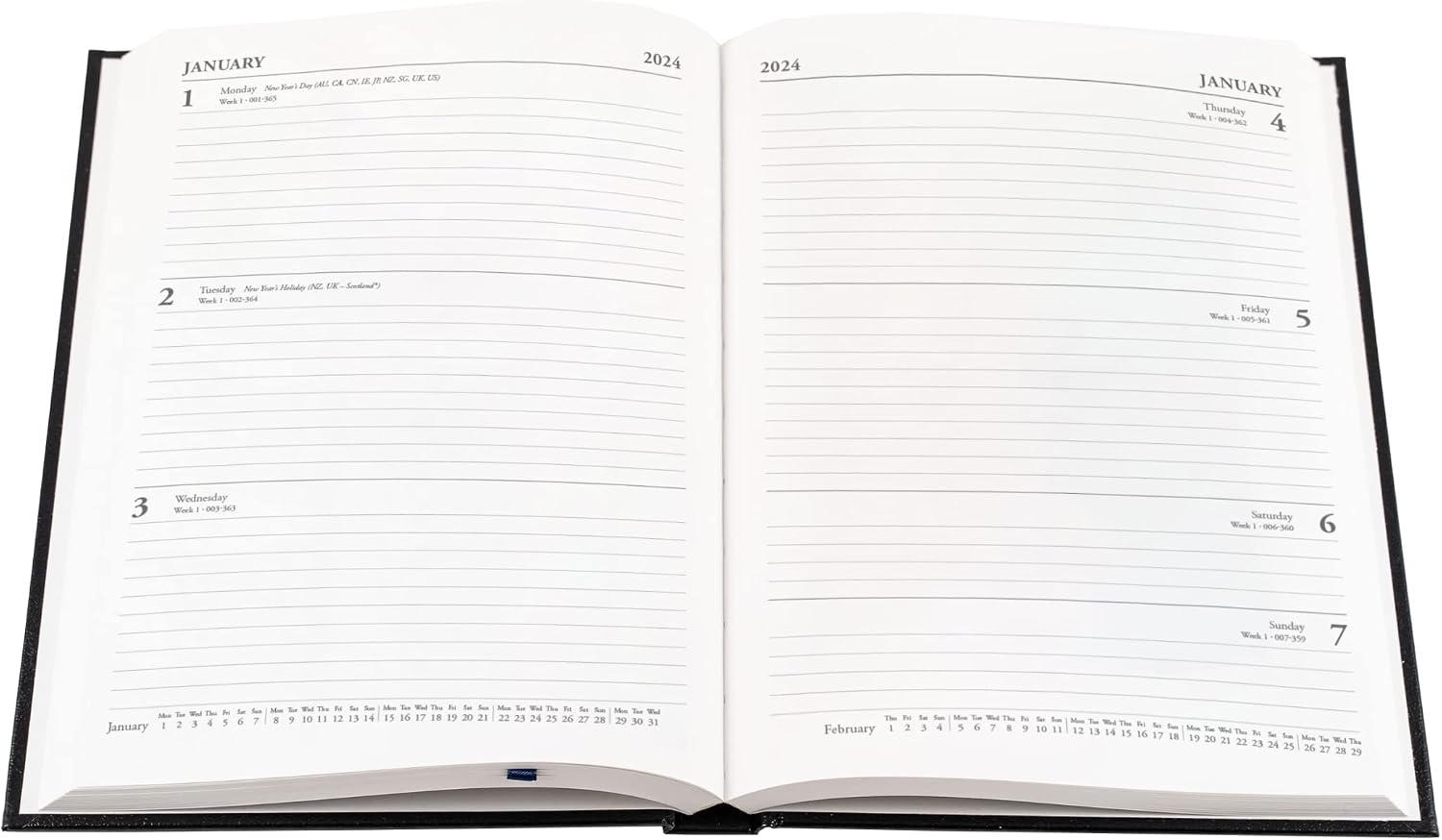 Collins Essentials Academic 2023-24 A5 Week to View Mid Year Diary Planner (Appointments) School, College or University Term Journal - July 2023 to July 2024 - Lime - ESSA53M.64-2324