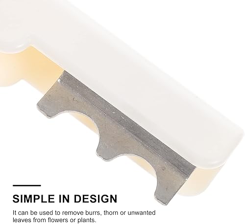 Miniatura 4 de Abaodam Removedor de espinas, herramienta limpiadora de rosas, herramienta limpiadora de tallos de hojas, espinas, herramienta peladora de hojas y
