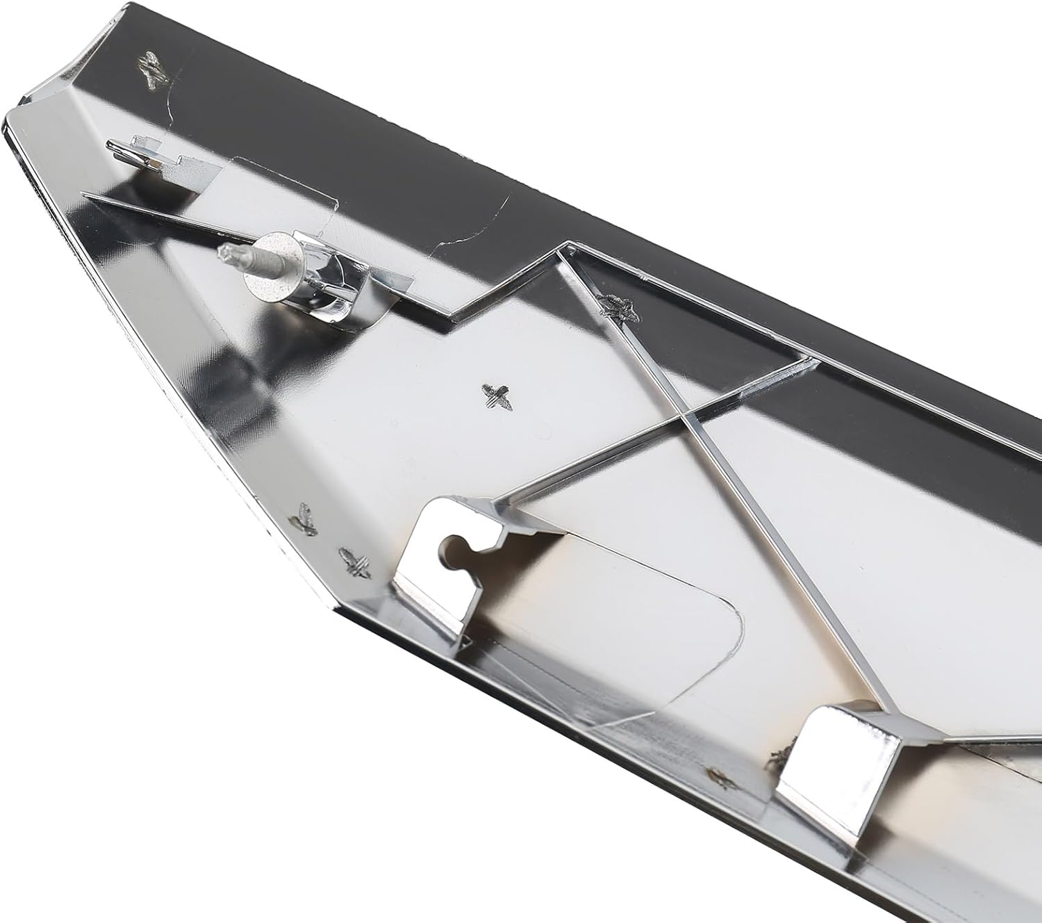 JOLONG Front Hood Molding Trim for Lincoln Navigator 2007-2014 Hood Bezel Molding Trim OE Style Replacement for 7L7Z16856AA 7L7Z-16856-AA (Chrome)