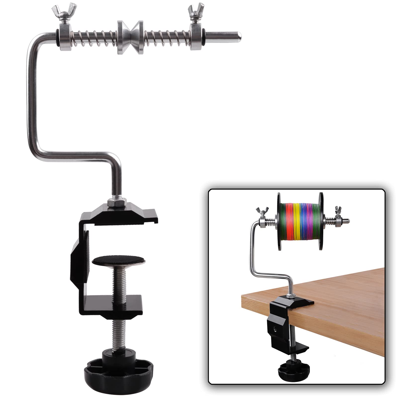 Fishing Line Spooler Winder, Adjustable Fishing Reel Spooler Spooling Station for Spinning Casting Reels