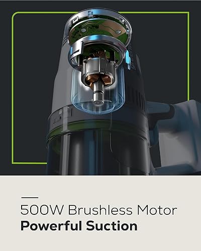 Miniatura 7 de Greenworks Aspiradora inalámbrica sin escobillas de 24 V con cargador montado en la pared, batería de 4.0 Ah y kit combinado de