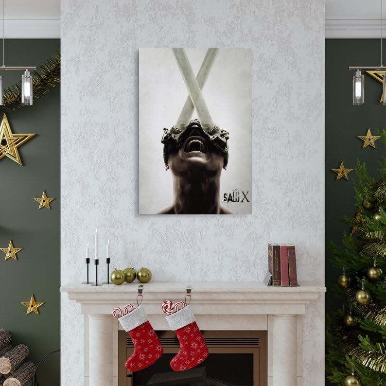 Amazon.co.jp: Saw X Poster ホラー映画ポスター キャンバス ウォール