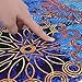LEEVAN Traditional Collection Round Rug 3ft