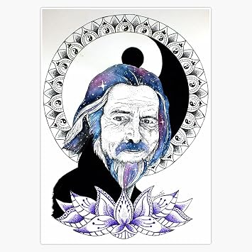 Alan Watts Sticker Bumper Sticker Vinyl Decal 5"