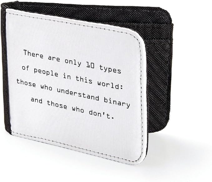 Bubbleshirt Portafoglio Urban Street There Are Only 10 Types Of People Frase Idea Regalo Dimensioni Aperto 24 5x9 5 Cm Dimensioni Chiuso 12x9 5 Cm Amazon It Sport E Tempo Libero