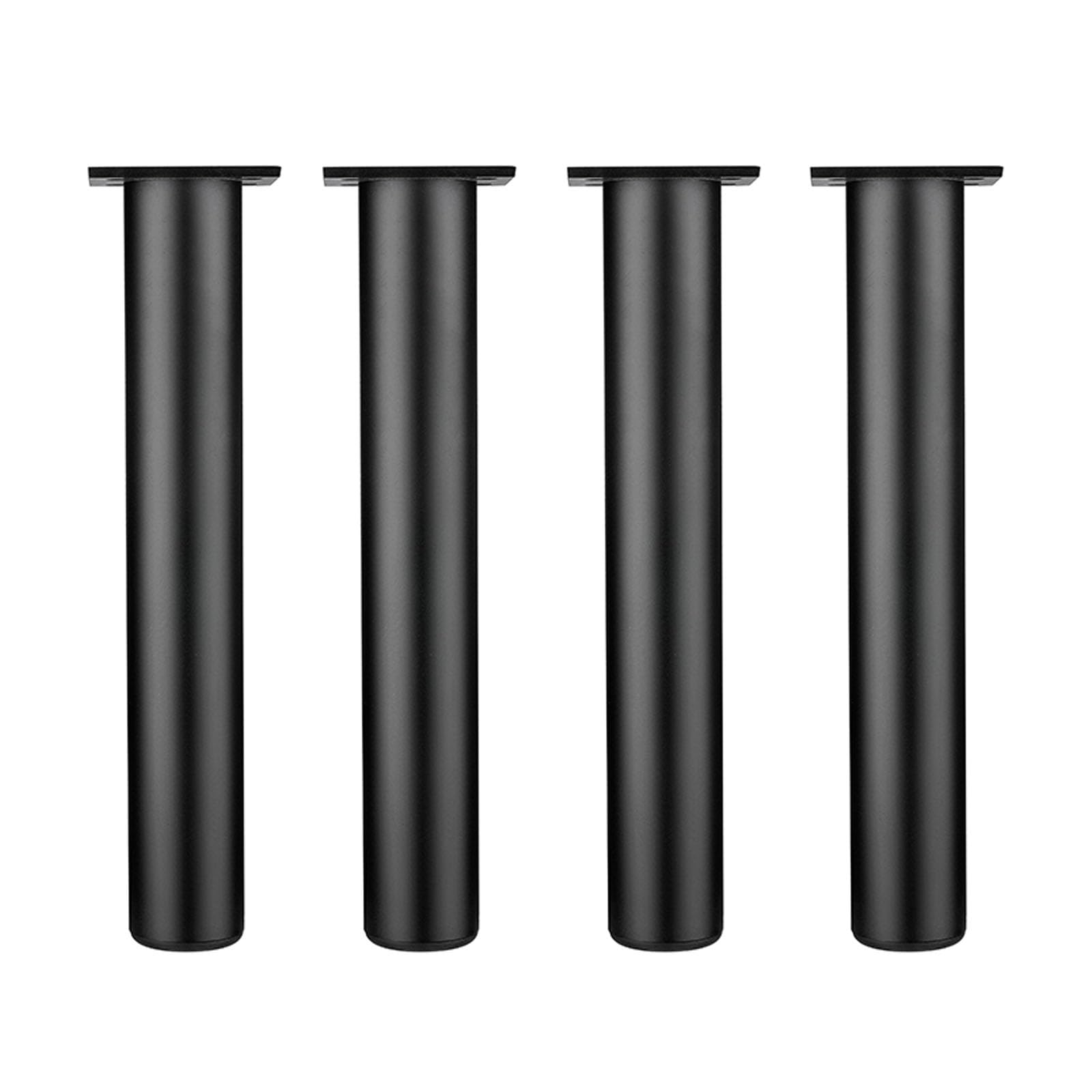 4 piedini di supporto regolabili in pelliccia di metallo, rotondi, di ricambio, per divano, sedia, scrivania, TV, tavolino da caffè, 100 mm, argento e