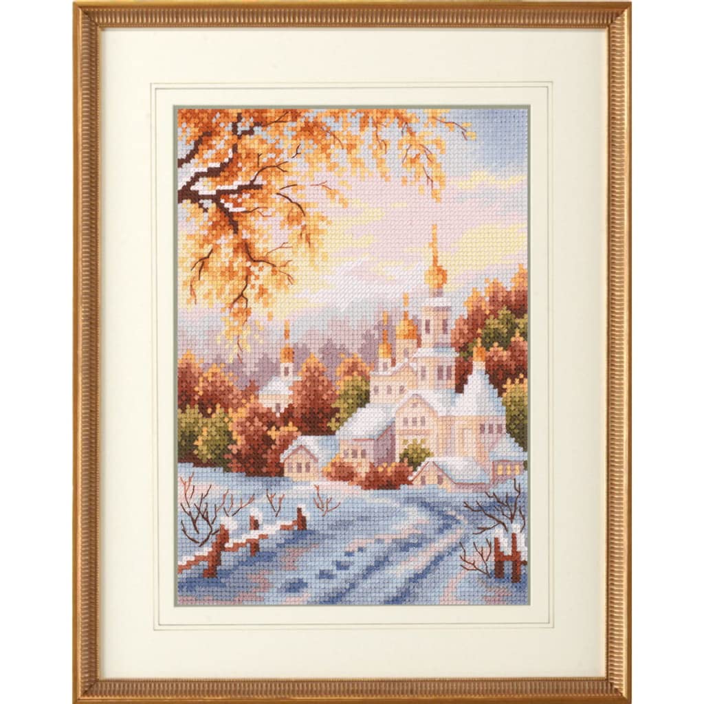 Magic Needle Kreuzstichset Schneekloster - Zweigart Edition 15x20cm