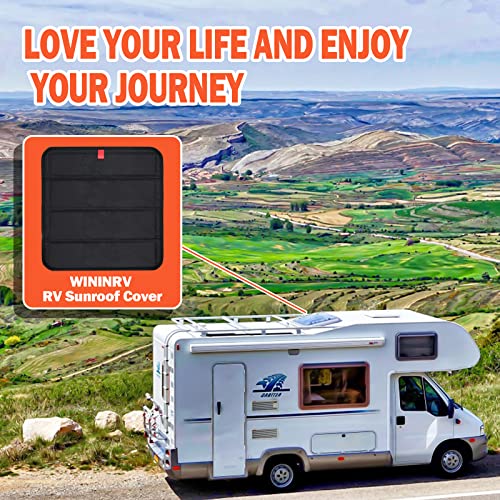 image for WININRV RV Sunroof Cover,RV Window Shade Cover, RV Door Window UV Prot
