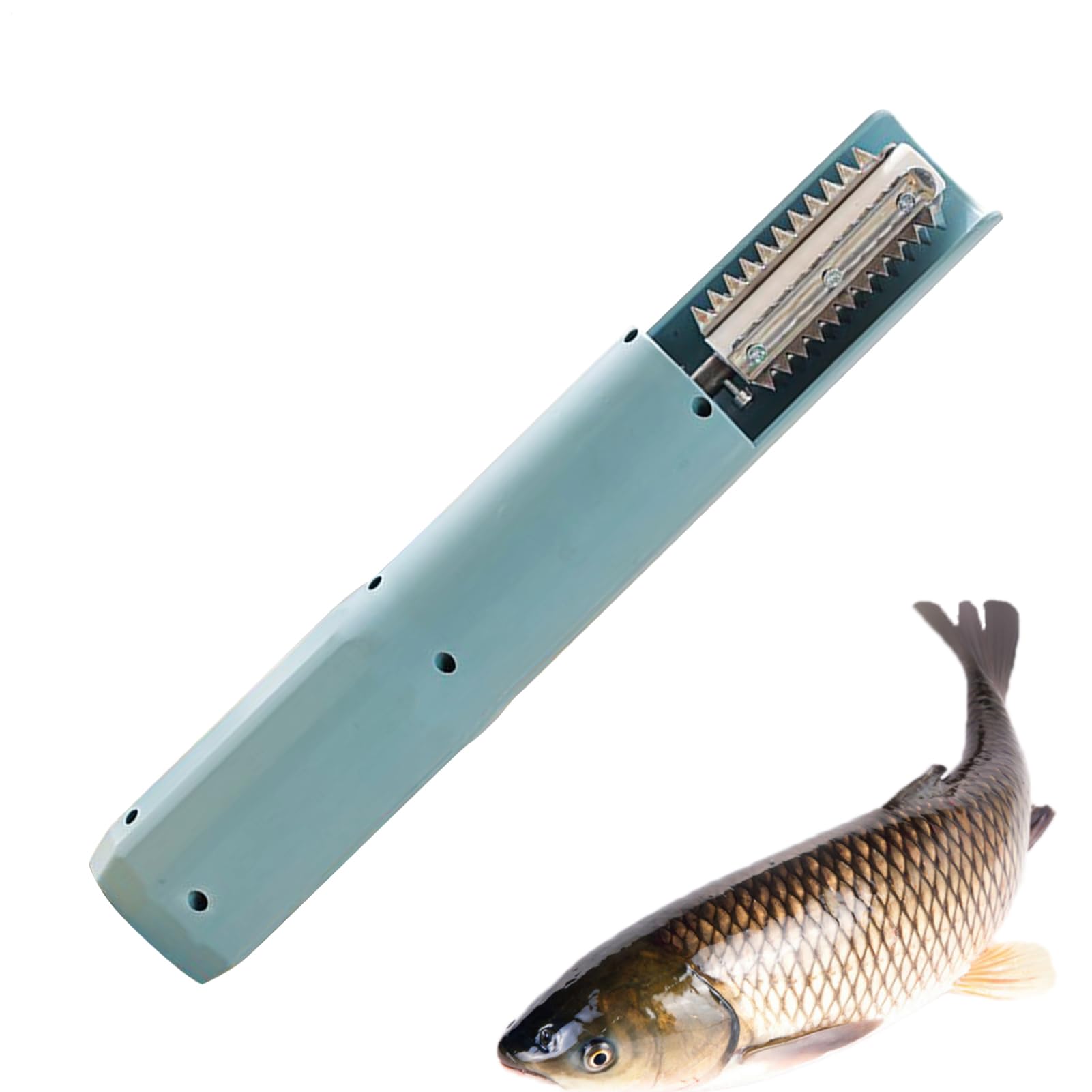 Outil à écailler le poisson sans fil avec étui de protection rechargeable