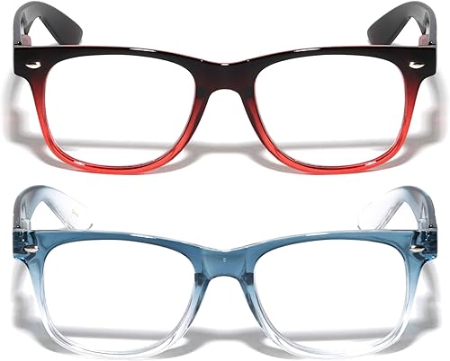 Miniatura 9 de Vision World Eyewear - 2 pares de anteojos de lectura de lujo, cómodos y elegantes para lectores simples