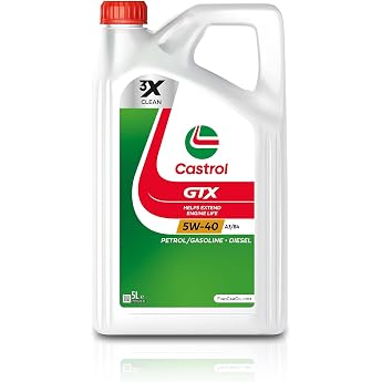 Castrol GTX 5W-40 A3/B4 Engine Oil, 5L