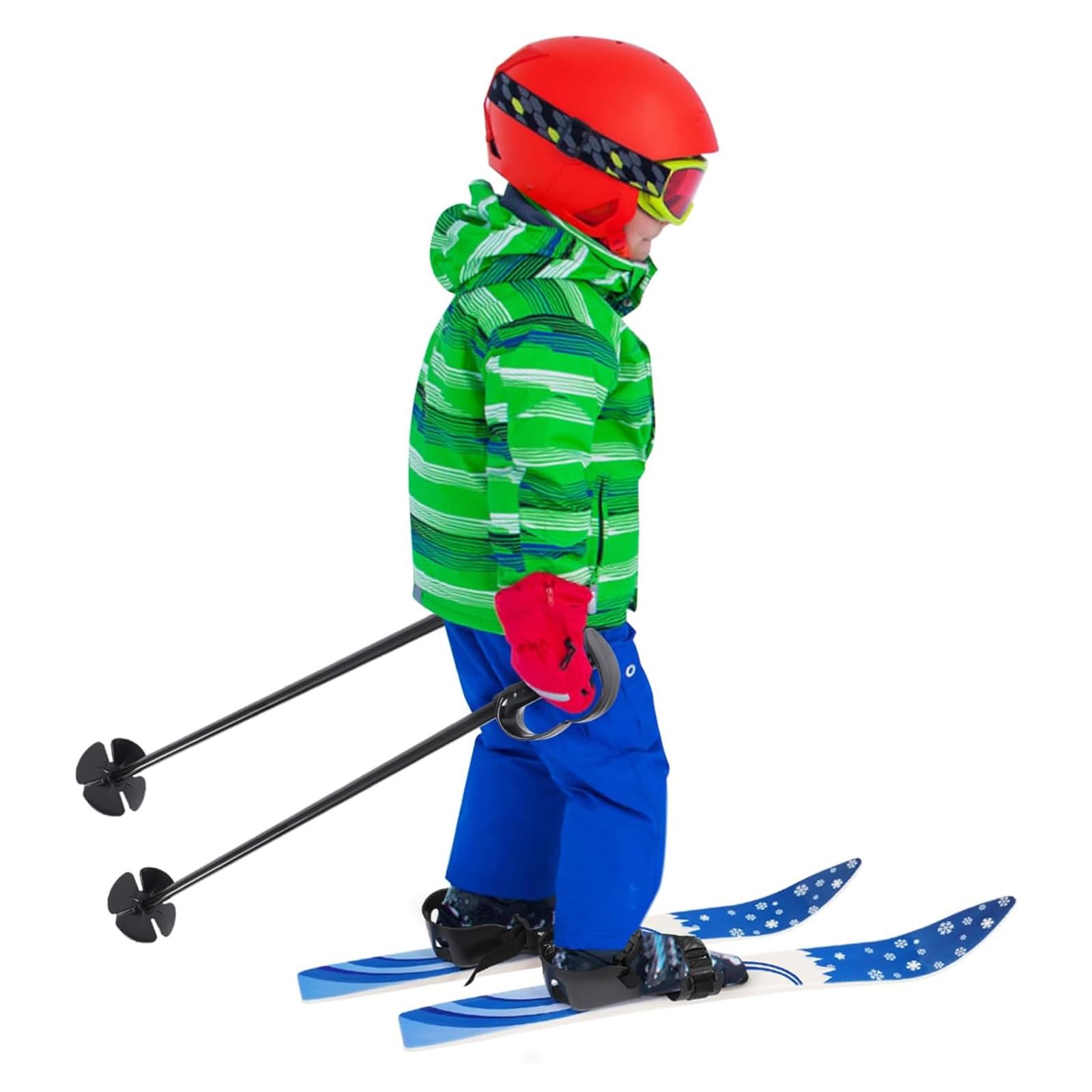 Skiset für Kinder - Langlauf-Schneeski mit Stöcken und Bindungen für Anfänger im Alter von 3-4 Jahren, perfekt für Wintersport und Outdoor-Spaß