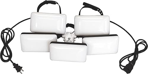 Miniatura 4 de GT-Lite Cadena de luces LED de 7500 lúmenes de 50 pies y 5 cabezales ajustables enlazables