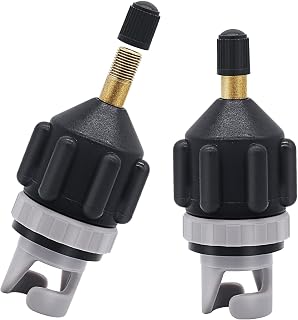 Adaptador Paddle Surf Inflador, 2 Piezas Adaptador de la Bomba Sup, Adaptador Hinchador Paddle Surf, Adaptador Inflador para Tabla de Sup, Botes Inflables Kayaks Colchón de Aire