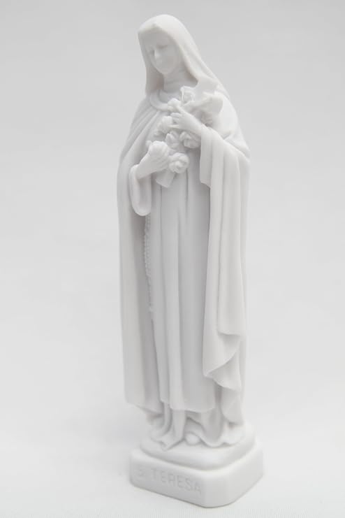 Vittoria Collection 6.5 Saint St Theresa Therese of Lisieux Little Flower Statue Catholic Figurine Religious Home Decor