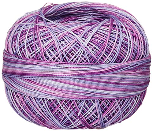 Lizbeth Size 80 HH80165 HH80 Cotton Thread 184 Yds 10G, Grape Splash