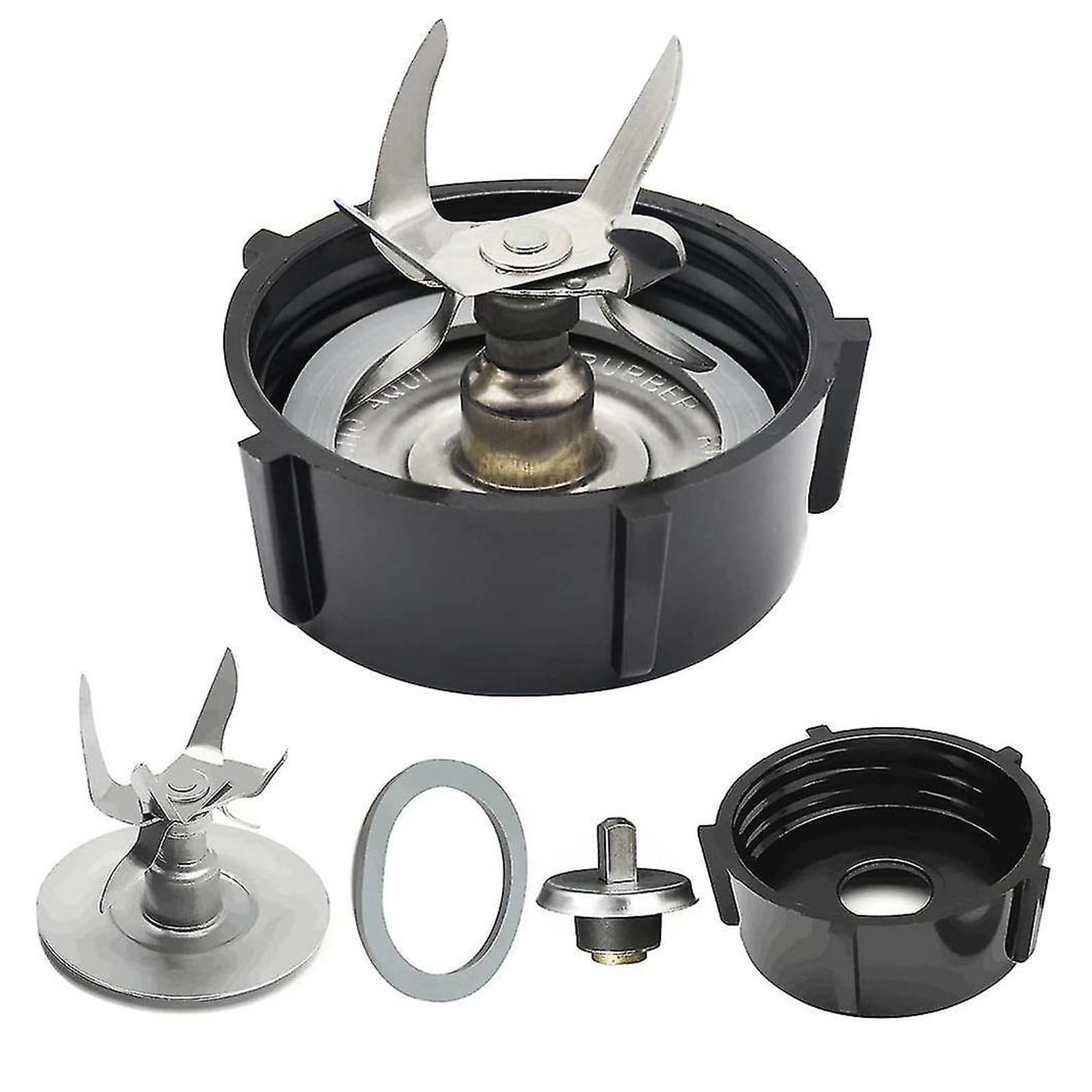 Kalttoy Blender Component Set Leakproof Sealing Rings Blender Cutting Head Jar Bottom Caps Food Grade Seals for Cutting Head