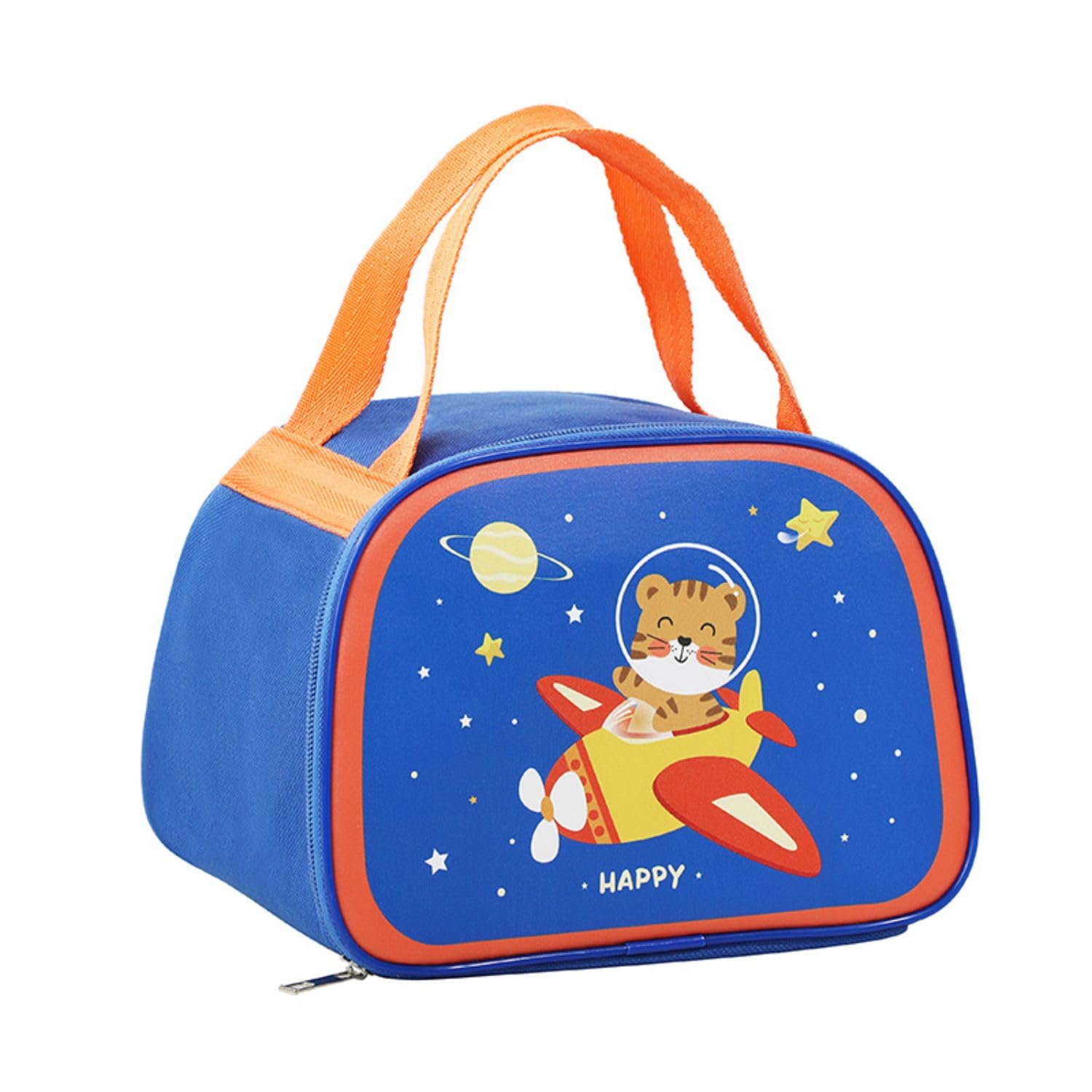 FunBlast Lunch Bag – Insulated Travel Lunch Bag for School Going Kids, Multi-Purpose Lunch Box Carrying Bag for Women, Men, School Tiffin Bag, Lunch Storage Bag (Blue)-picture-11