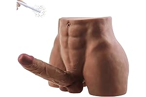 Realistic 8lb Male Sex Doll with 7.9" Flexible Dildo