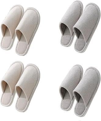 Open Toe House Slippers Indoor Shoes Slip On bedroom Slippers Women Men