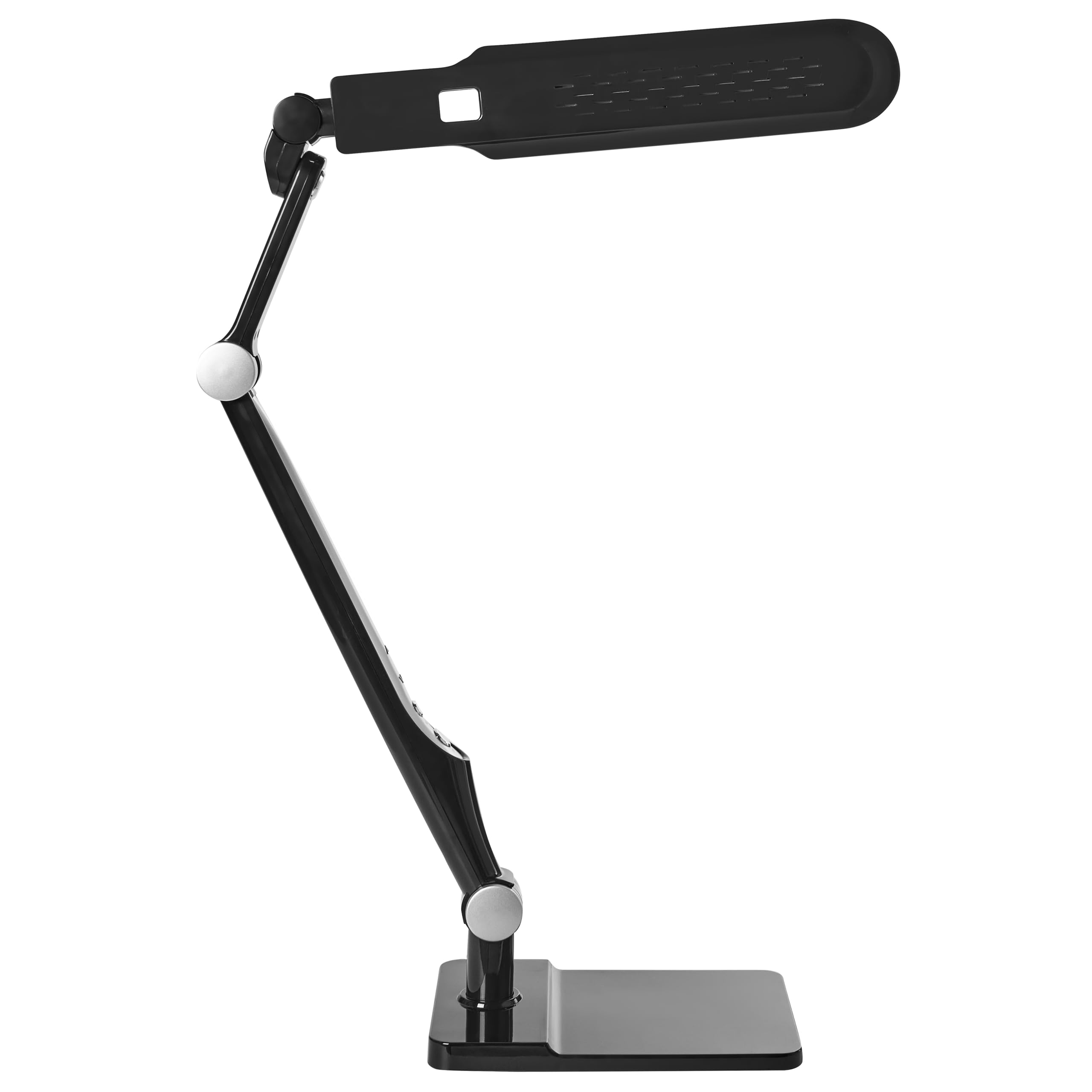 Beliani Schreibtischlampe LED schwarz verstellbar dimmbar modern für Homeoffice Pegasi