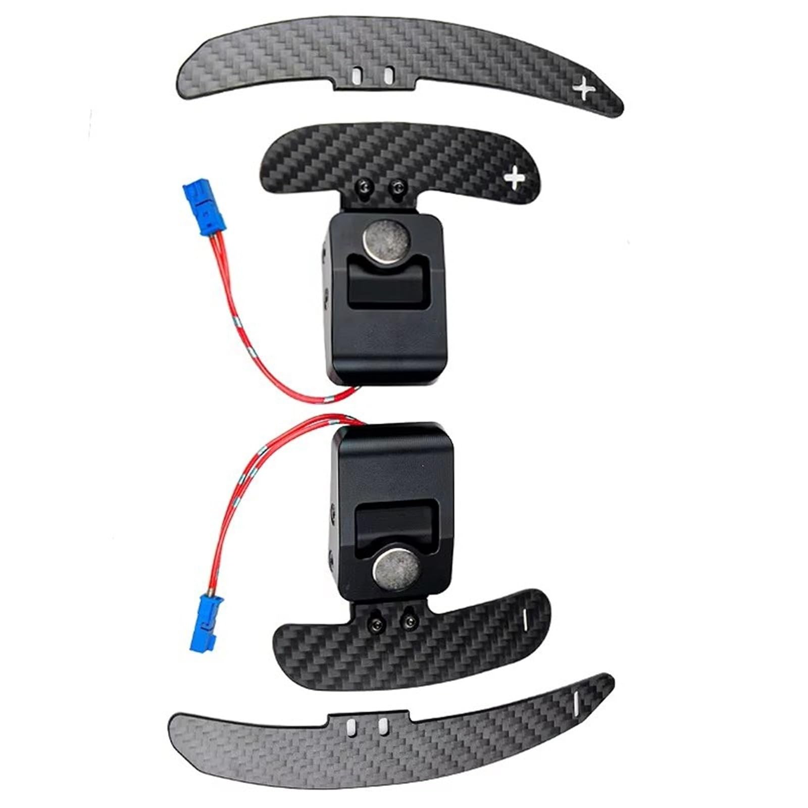 Bwwiezrs One Color Compatible With X1 F48 2016-2019 X2 F39 2018-2020 X4 F26 2015-2019 Steering Wheel Magnetic Shift Paddle Carbon Fiber Shifter Gear Paddles Shift Paddles(Type A)
