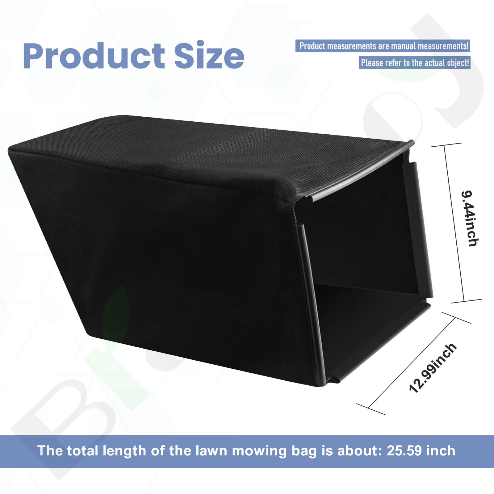Braveboy 119-0325 - Bolsa de recogida de césped, compatible con cortacésped Toro (solo bolsa de pajita, no incluye soportes)