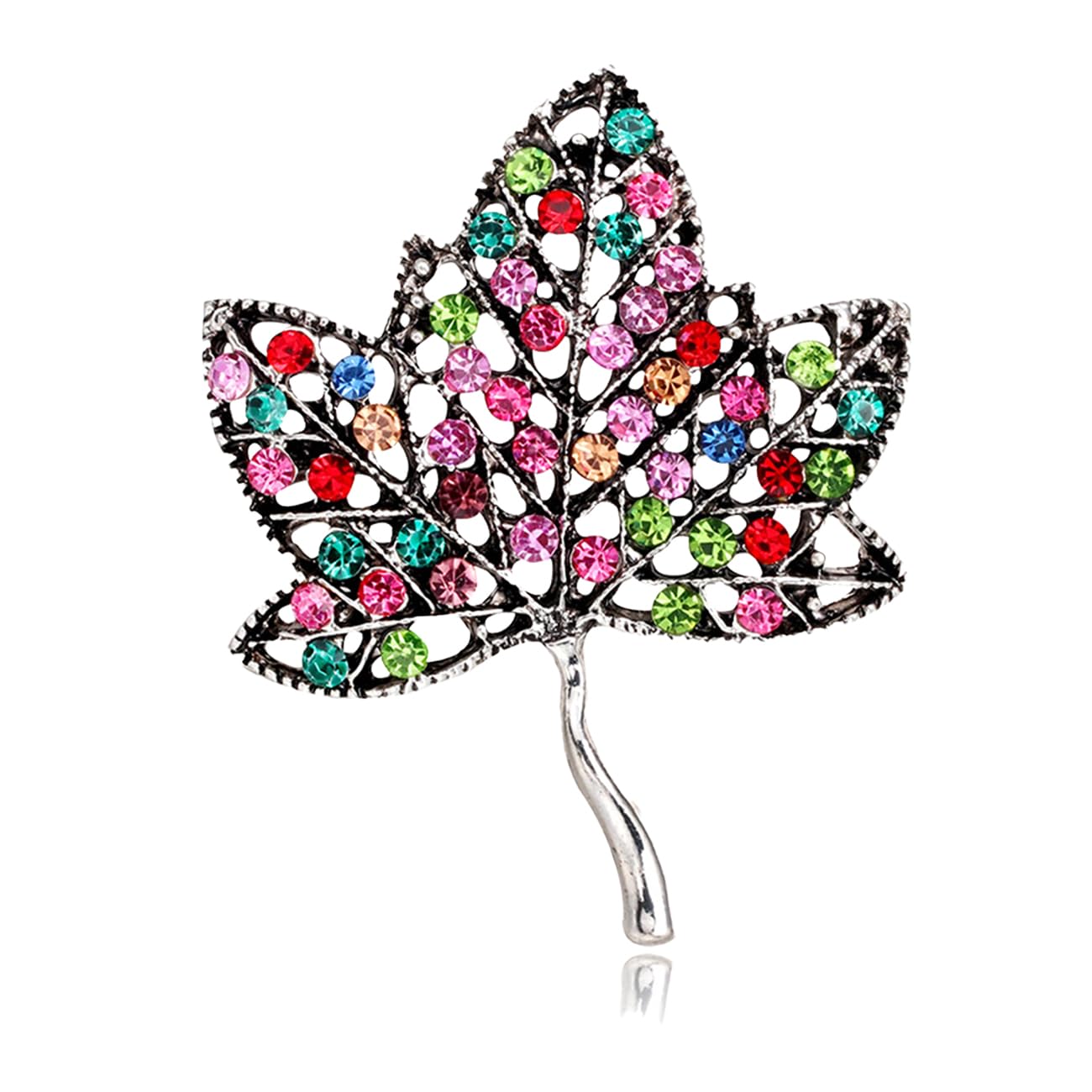 FAIRYGATE Brooch Pins Retro Crystal Rhinestone Brooches for Shirt Collar Decoration, B20 — view 21
