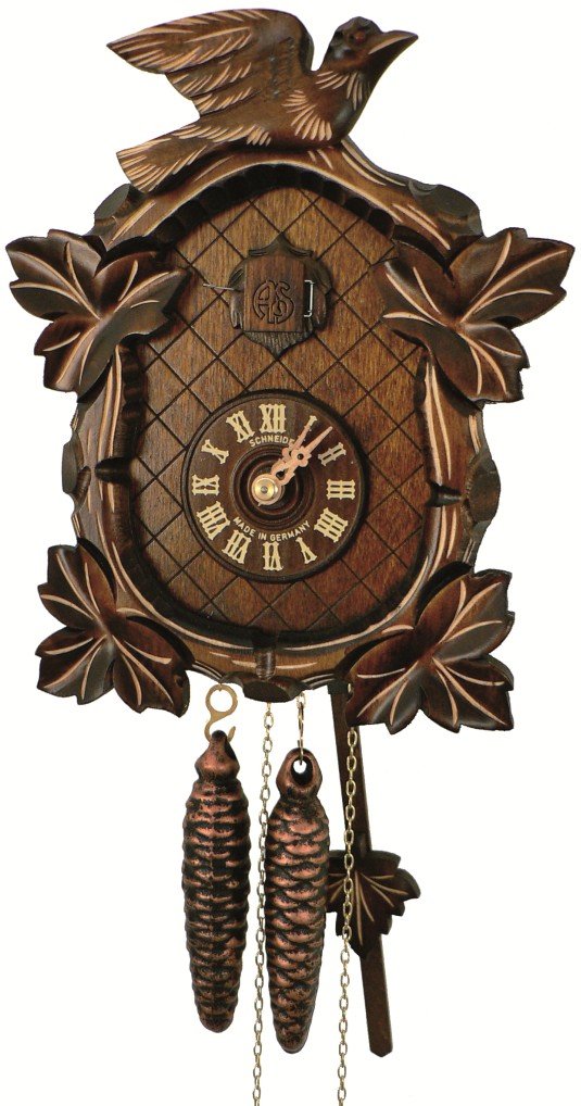 Anton SchneiderCuckoo Clock Four Leaves, Bird SC 45/9