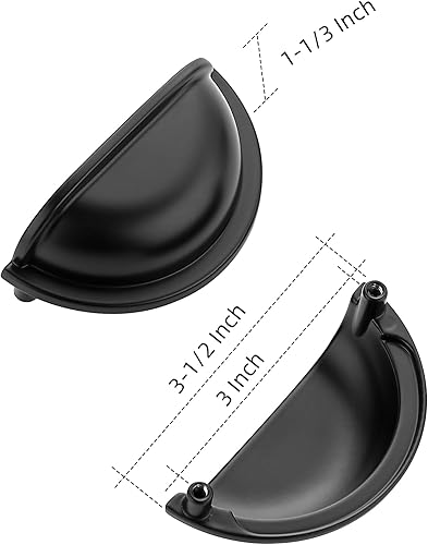 Miniatura 3 de Ravinte- Tirador de cajón para gabinete de cocina, herramientas, armarios, cajones, manilla, agujero central de 3 pulgadas