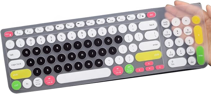 Protector de Teclado Silicone Ultra Thin para Logitech K780 miniatura 3