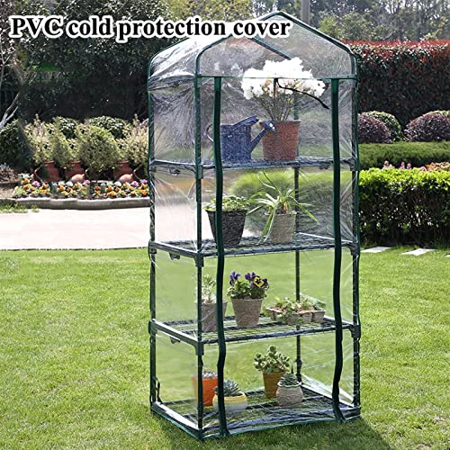 Serre de jardin pour plantes et légumes balcon et extérieur avec bâche plastique à zip