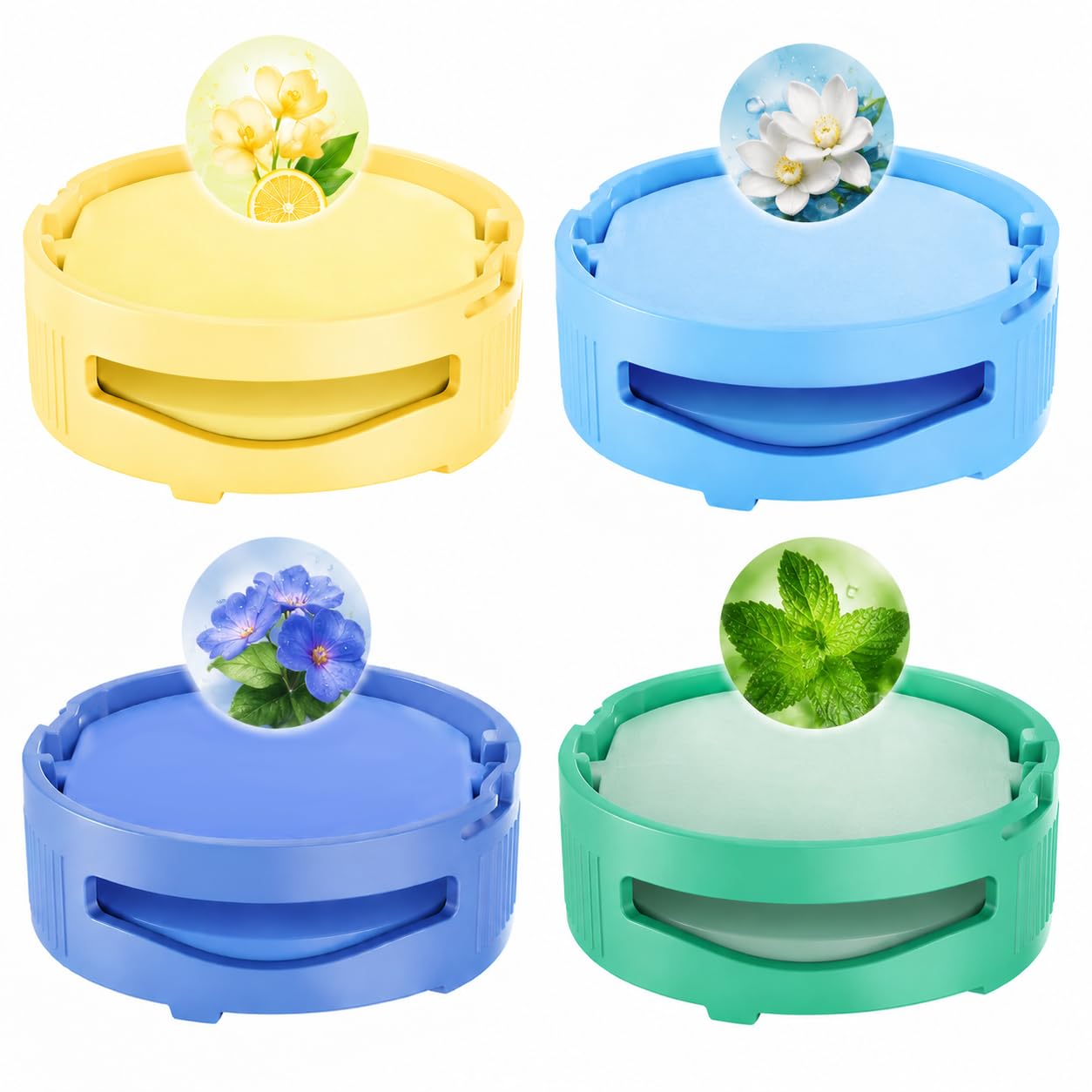 Wufaa 4PCS Anti Odour Cartridge for Shark NZ860UK IZ400UKT IZ400UK AZ913UK (Multicolor)