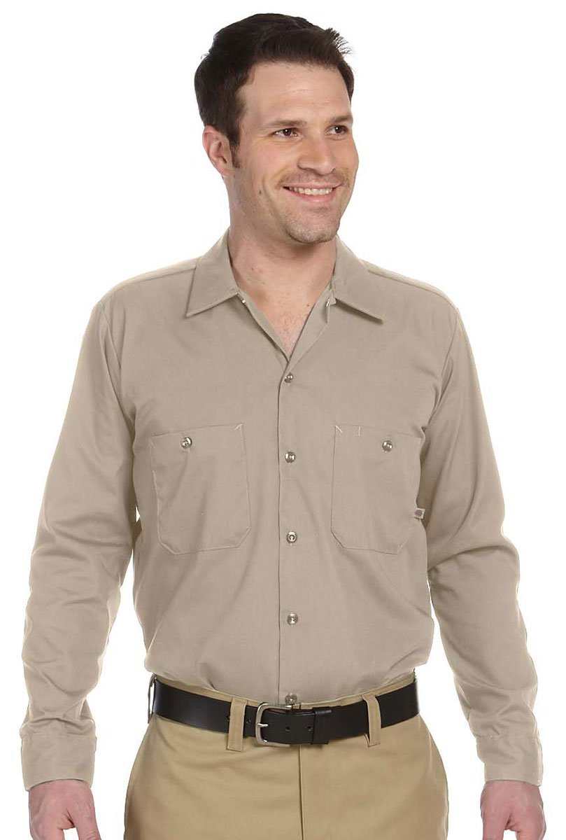 Camicia da lavoro industriale uomo LL535 LS-DARK NAVY-L