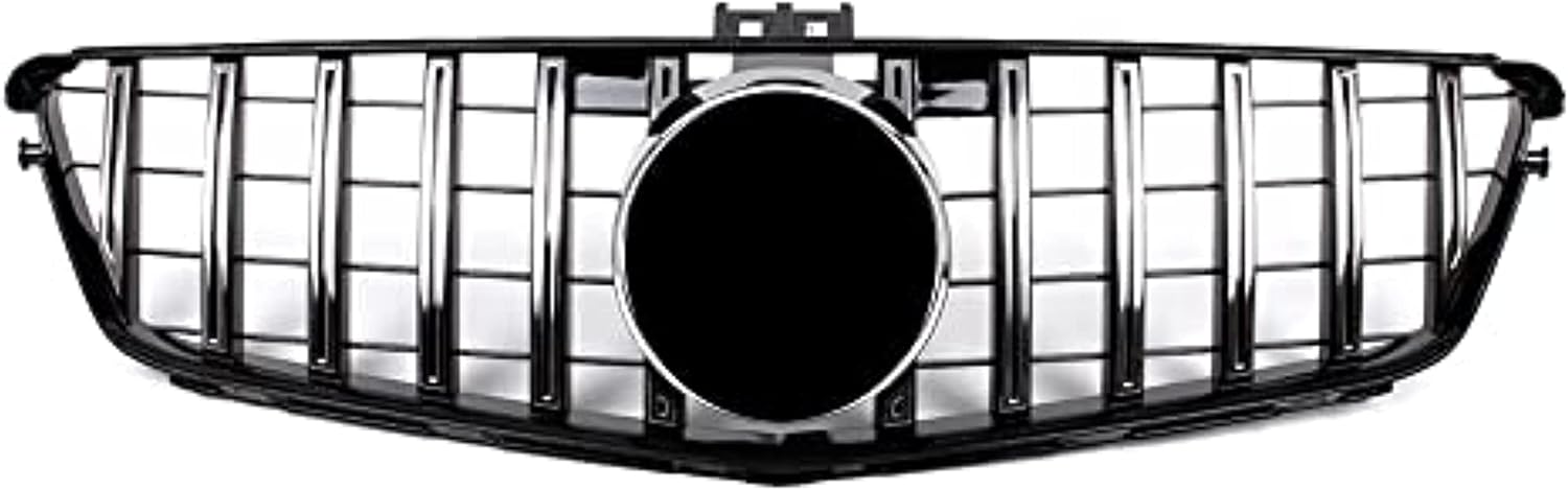 For Mercedes-Benz C Class W204 C250 C300 C350 Front Grill Chrome Grille 2008-2014