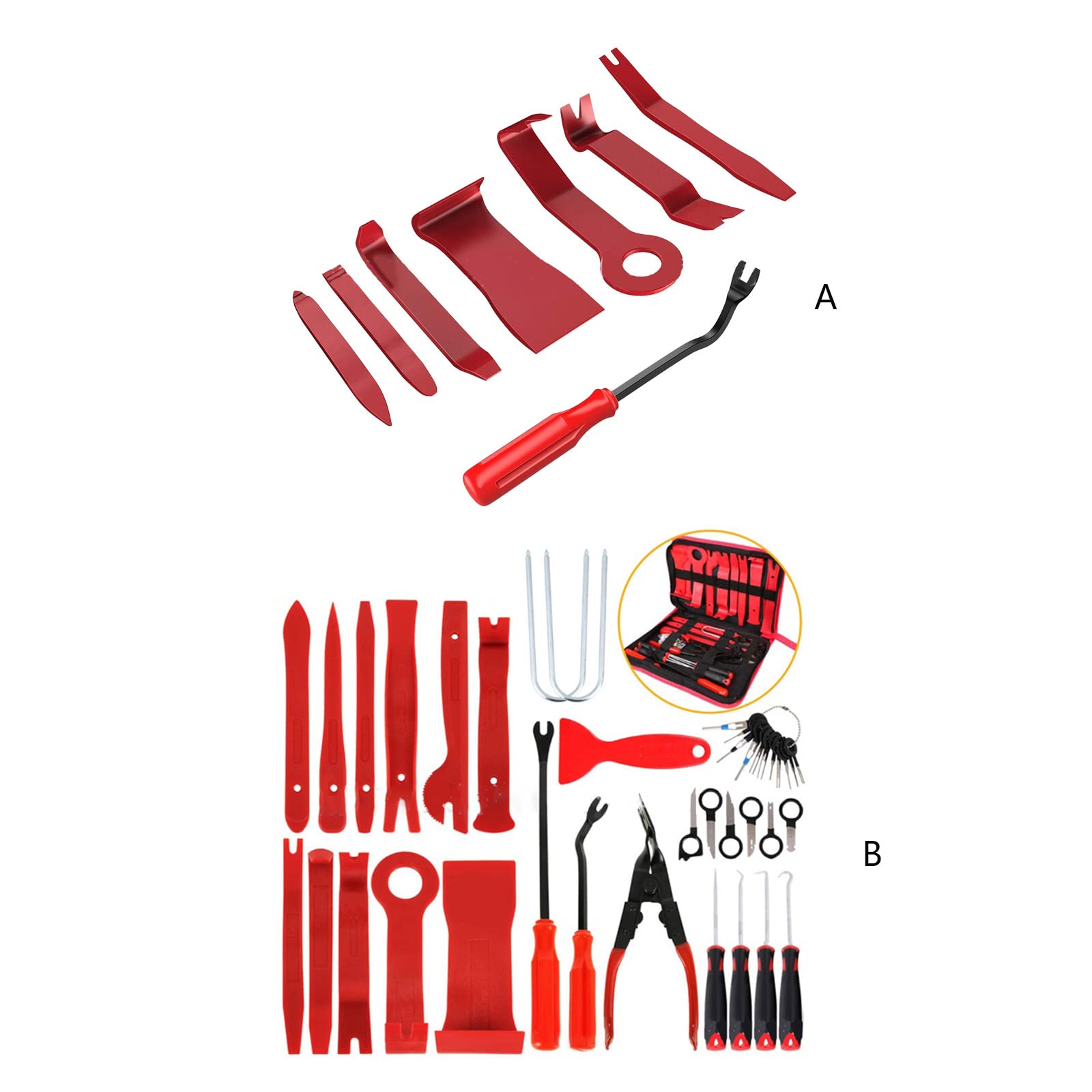 Kit 5 Levette Per Rimozione Pannelli Auto – Gialle, Resistenti E Universali!