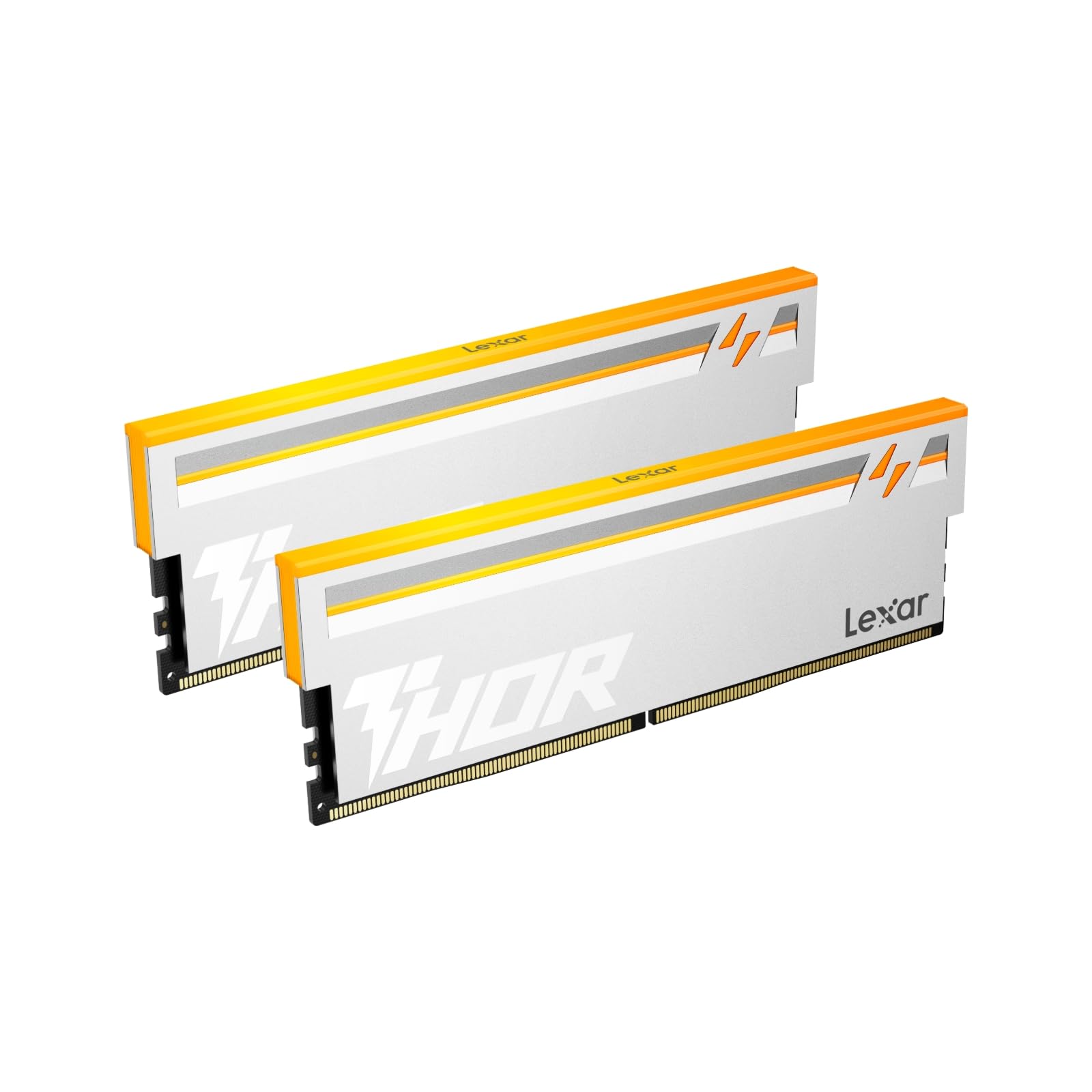 Lexar RGB DDR5 RAM 32GB Kit (2x16GB) 6000 MHz CL38, Memoria Desktop UDIMM a 288 pin per Intel XMP 3.0/AMD EXPO, DRAM per PC per gaming, AI, 1,35 V, Argento