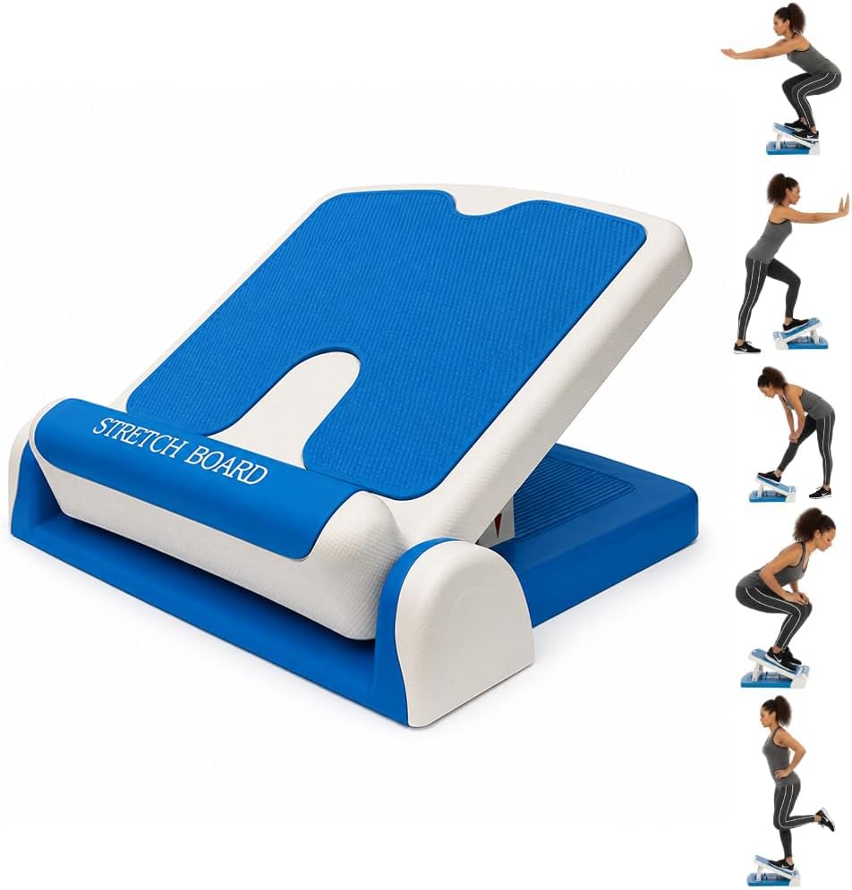PHYSIOWORX® Stretch Calfs Robust Stretch Board | Helps Relieve Pain of Plantar Fasciitis and Tight Calf’s | NHS Recommended Device | Slant Board Folds Aways - Lasts Forever