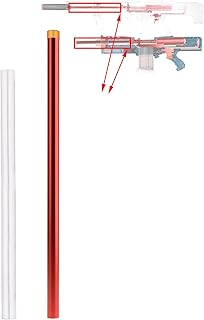 WORKER Longshot 368mm Inner Tube Kit forNerf N-Strike Longshot CS-6,Zombie Strike Longshot CS-12 and WORKER Terminator Toy Color Red