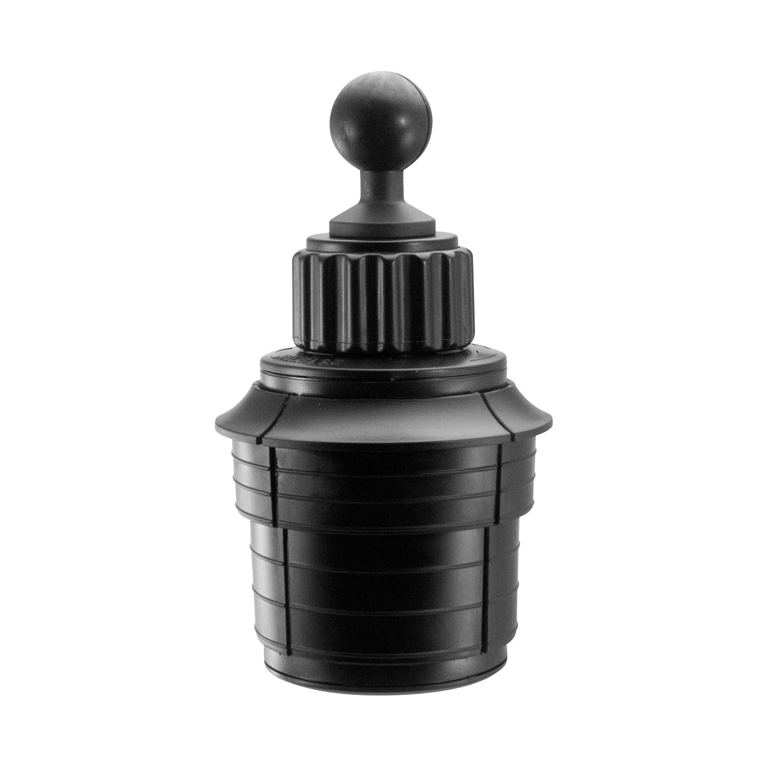 Soporte para portavasos ajustable de 25 mm y 1 pulgada con perno. Se expande para adaptarse a la mayoría de los portavasos y es compatible con todos los soportes de 25 mm o 1 pulgada.