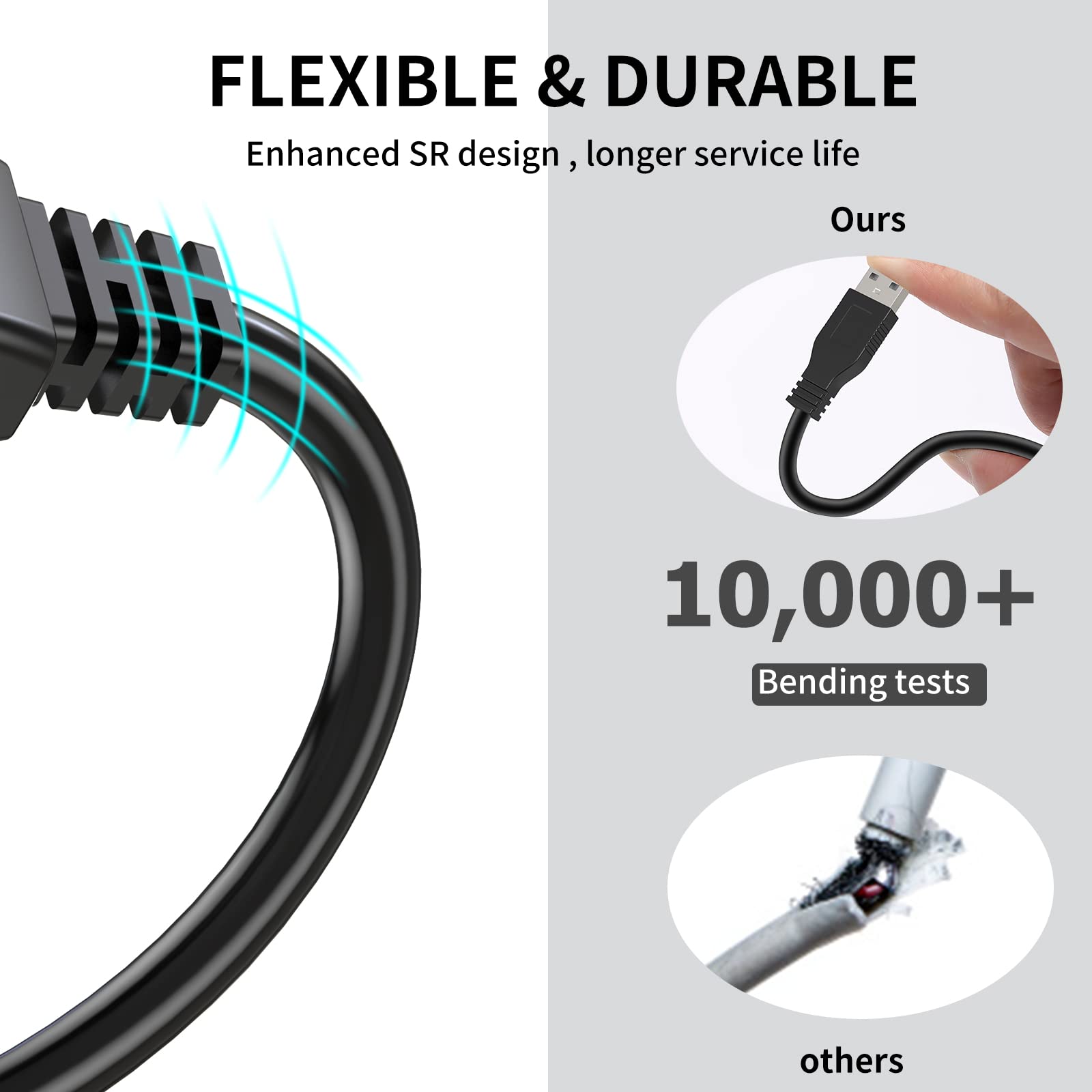 Active USB 3.0 Verlängerungskabel, 30 m, Stecker auf Buchse, USB-Verlängerungskabel für USB-Flash-Laufwerk, Kartenleser, Festplatte, Tastatur, Playstation, Xbox, VR, Drucker, Kamera, Laptop