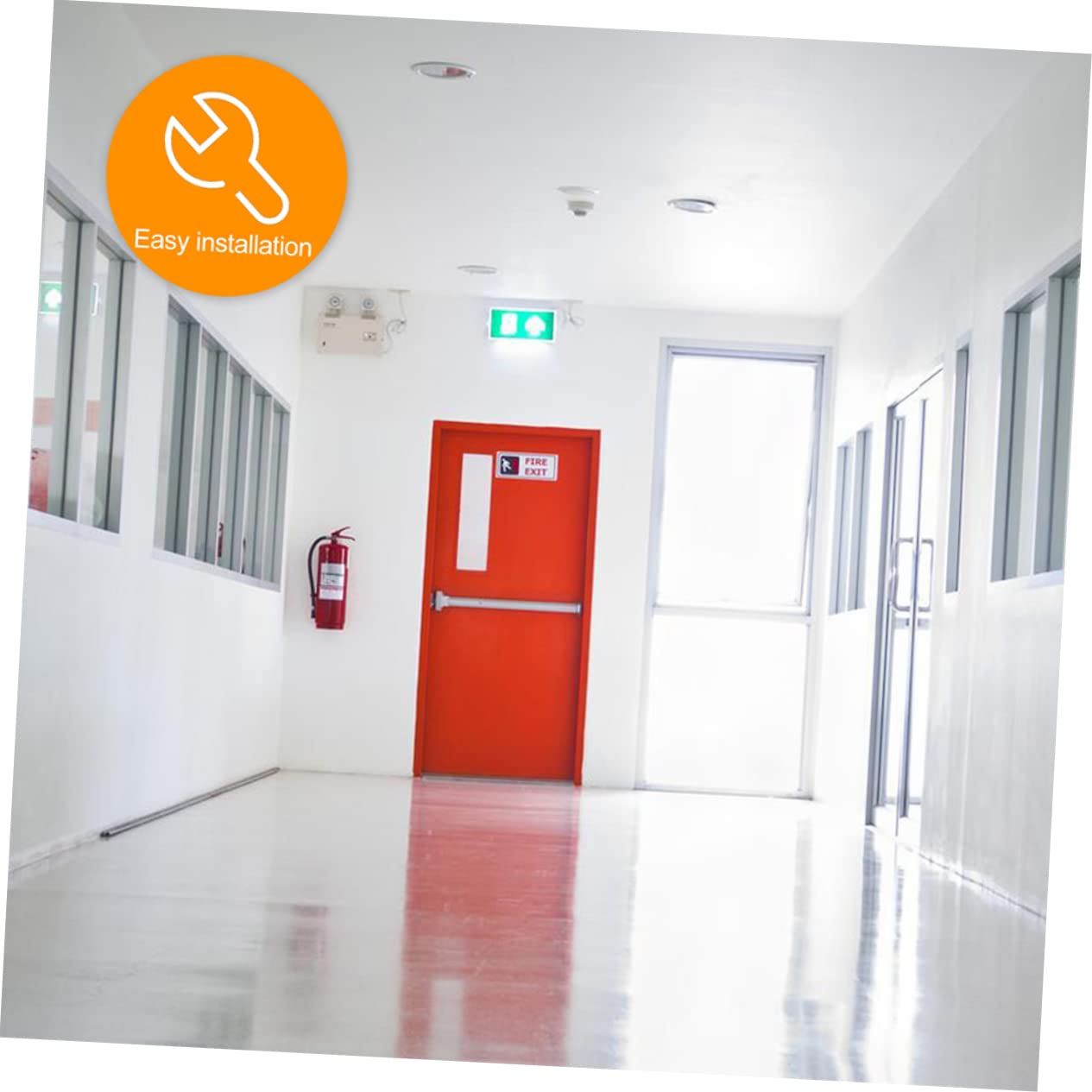 OSALADI 2pezzi Supporto Per Estintore Muro Ferro Staffa Resistente e Facile Da Installare Per Garage e Ambienti Domestici Di Capacità Design Creativo e Resistente Alla Corrosione