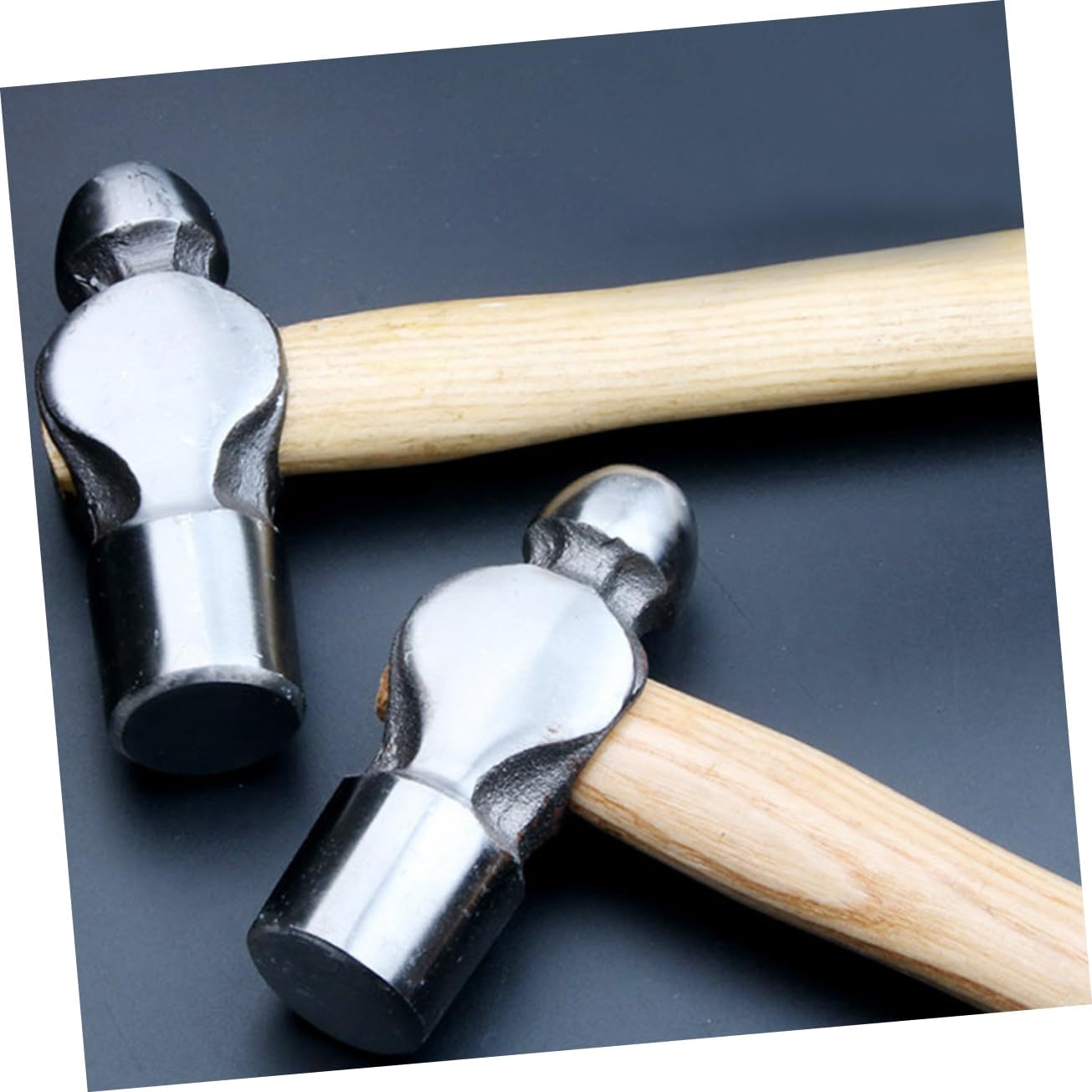 1pc Wood Handle Chasing Hammer Carbon Steel Jewelry Tool for Engraving and Planishing for Crafting and Jewelry Making