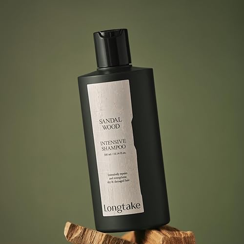 Miniatura 9 de LONGTAKE Champú aclarador intensivo Pefrume de sándalo para el cabello, 10.1 onzas líquidas, volumen de cabello de 10.1 fl oz Anti-encrespamiento,
