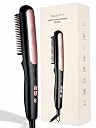 Urban Yog MakeMeeBold Hair Straightener Brush & Dry Shampoo Spray 200ml Combo | Frizz Free Hair Electric Hair Straightner Comb | Ceramic Coated Plates gallery image