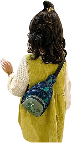 Miniatura 7 de Bolso bandolera pequeño con diseño de animales de dibujos animados para niños y niñas, bolsa de hombro para niños y niñas, deporte, viajes,
